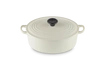 Le Creuset - brytfanna żeliwna Signature z fenolowym uchwytem 27 cm 4,1 l creme