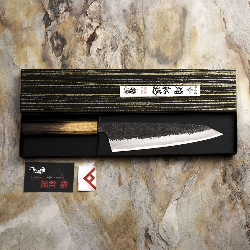 Sakai Takayuki - Homura Guren Aogami#2/Iron Kurouchi Nóż Szefa kuchni 22,5 cm