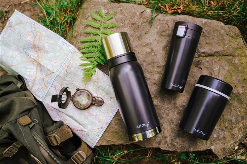 Vialli Design - Kubek termiczny 400ml FUORI grafitowy