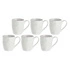 La Porcellana Bianca - LUNIA Zestaw 6 kubków 110 ml