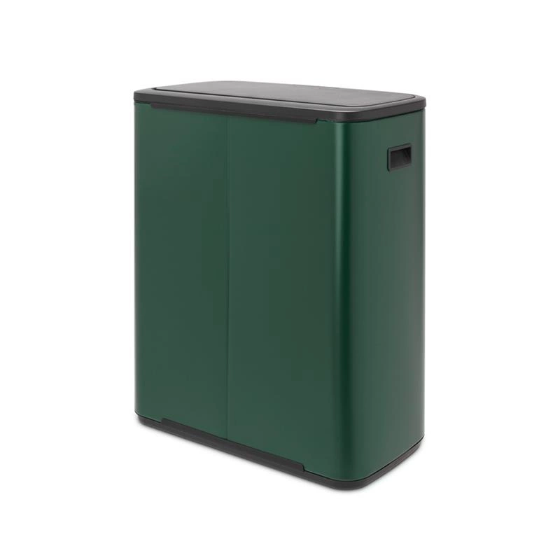 Brabantia - Kosz na śmieci Touch Bin BO 2x30L zielony Pine