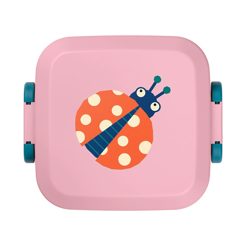 Lunchbox dla dzieci Rikko Poppy Flamingo LADYBUG
