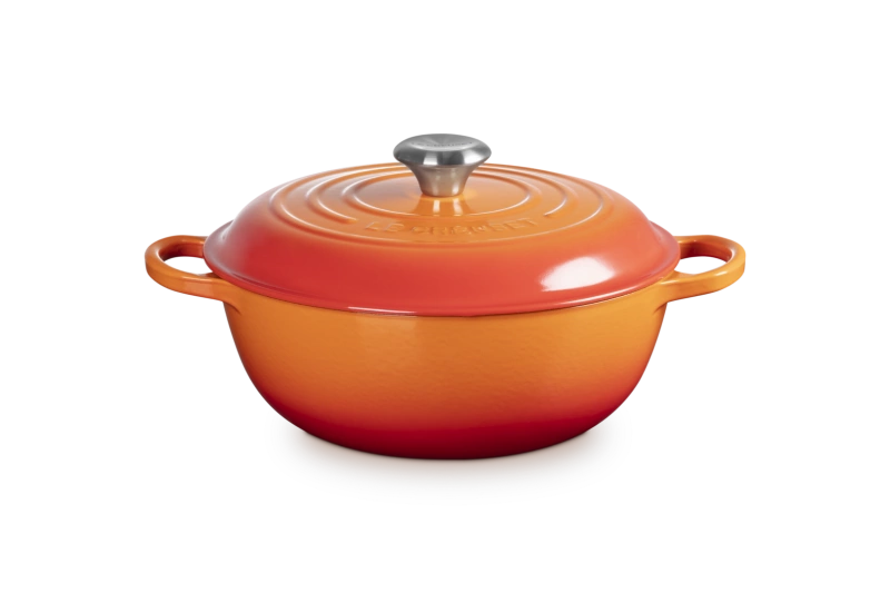 Le Creuset - Garnek żeliwny 26 cm płomienny