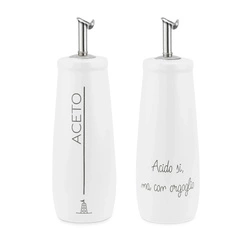 La Porcellana Bianca - GLI ONESTI Butelka na ocet 250 ml