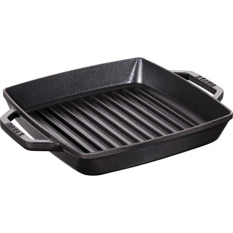 Staub - patelnia żeliwna kwadratowa 23 cm czarna
