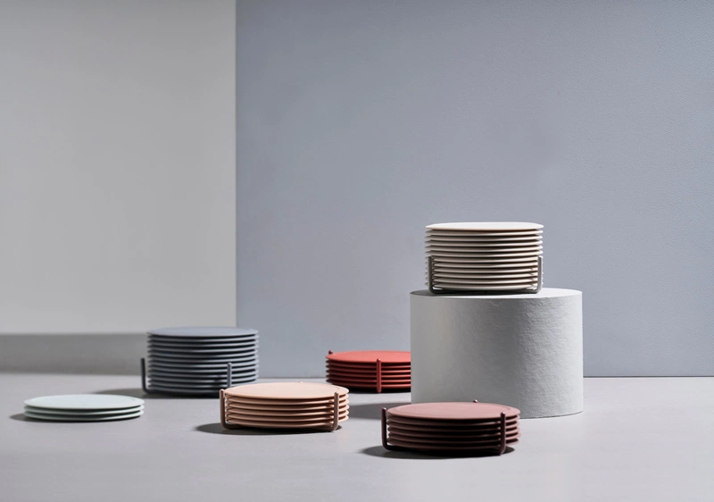 Zone Denmark - Podstawki pod szklanki Singles Cool Grey