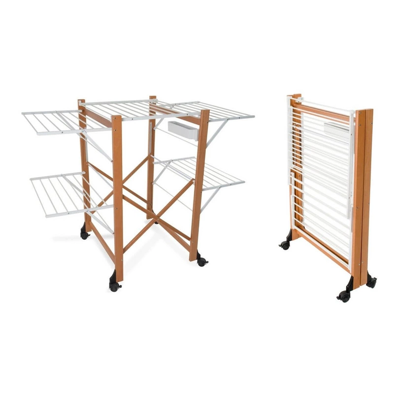 ARREDAMENTI - ALIANTE Suszarka na pranie - 132 x 105 cm, Brązowy