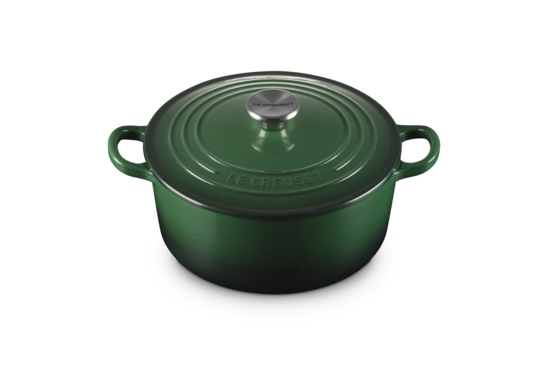 Le Creuset - brytfanna żeliwna emaliowana Signature okrągła 22 cm 3,3 l Juniper