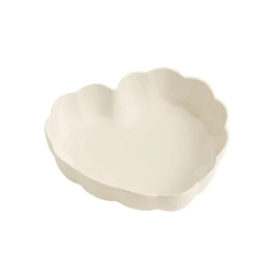 Emile Henry - Naczynie do zapiekania w kształcie serca kremowe