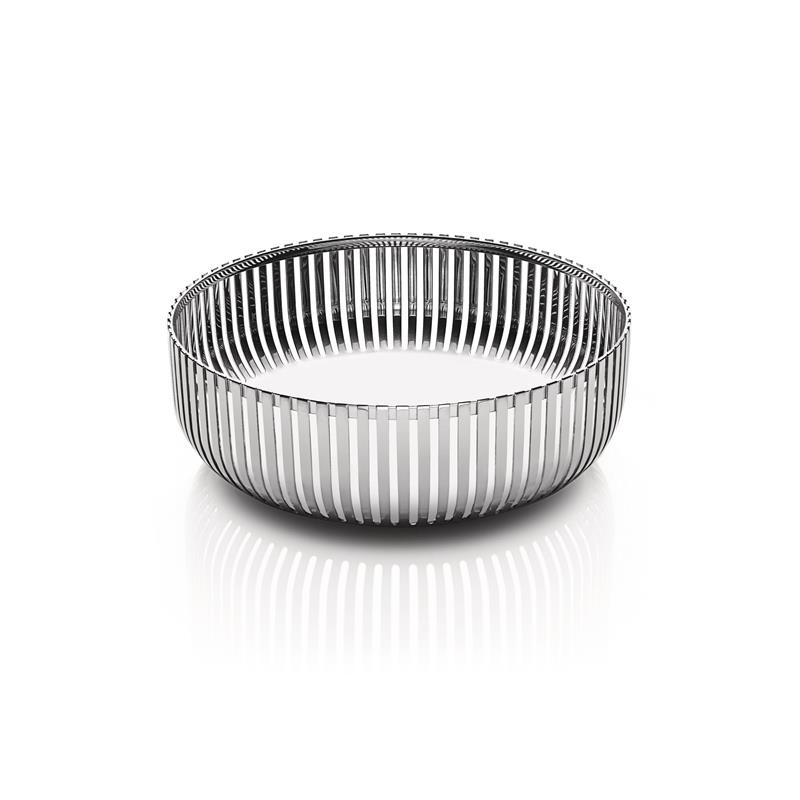 Alessi - koszyk, polerowany; 15 cm