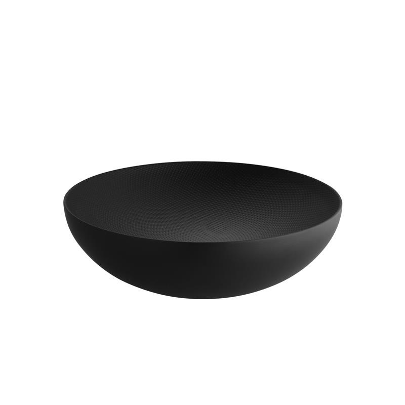 Alessi - Double- Miska dwuścienna ze stali, czarna