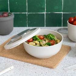 Amuse -  Pojemnik / miska z pokrywką 1 l beżowa