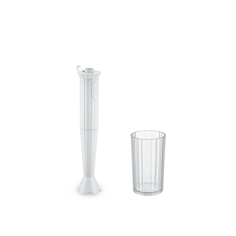 Alessi - blender ręczny, biały Plisse