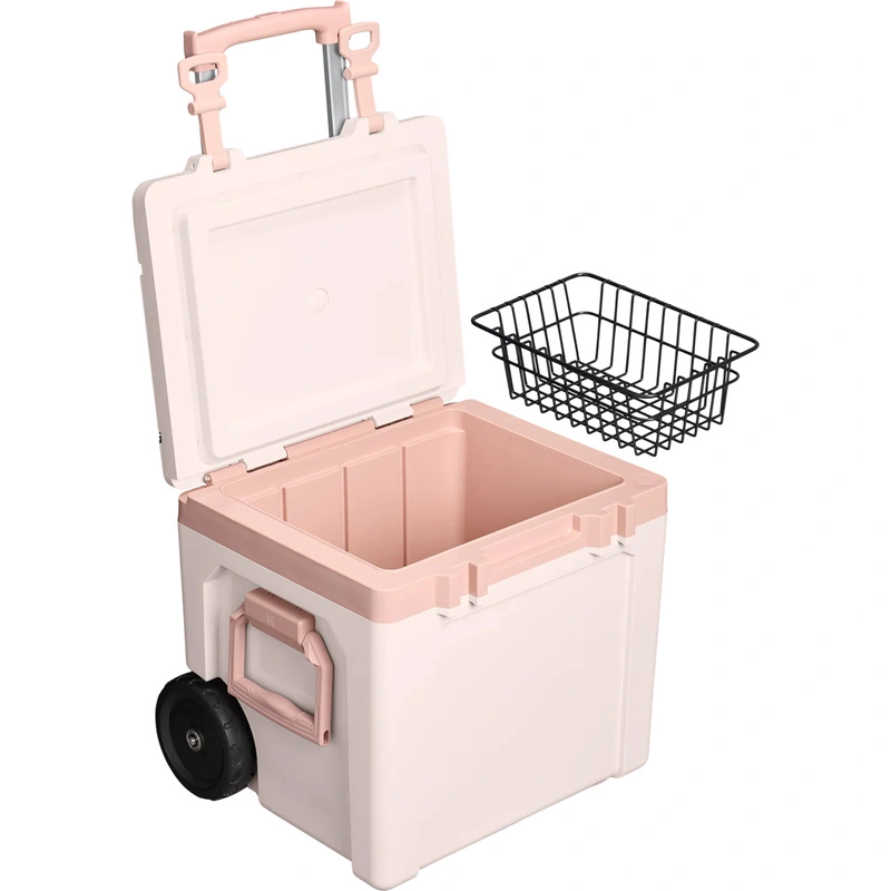 Stanley - Cooler na kółkach 47.3L Rose Quartz
