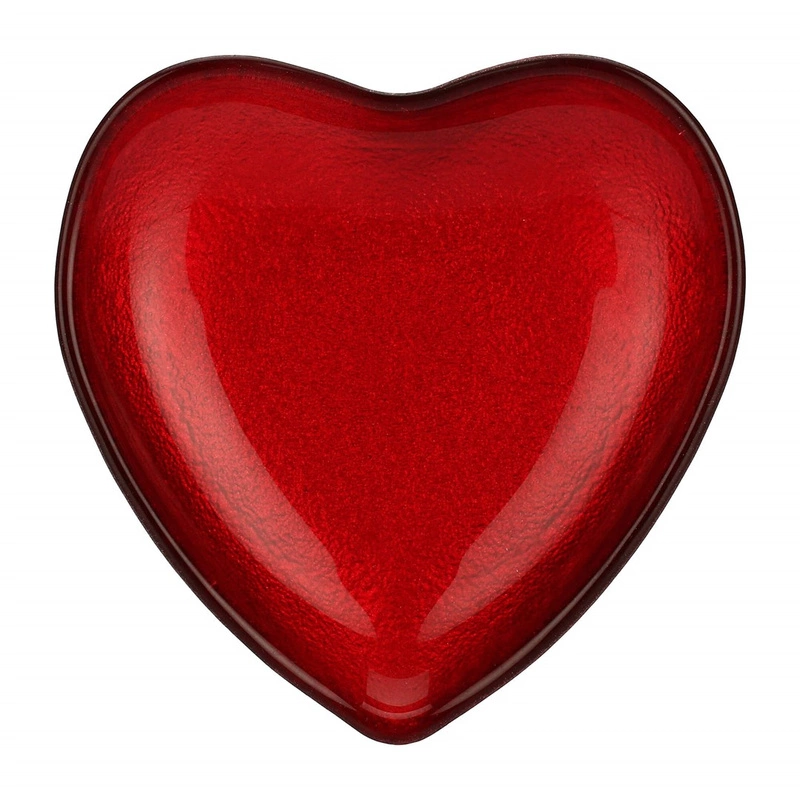 Rituali Domestici - NEIMIEIPENSIERI Mały talerz serce czerwony 14 cm
