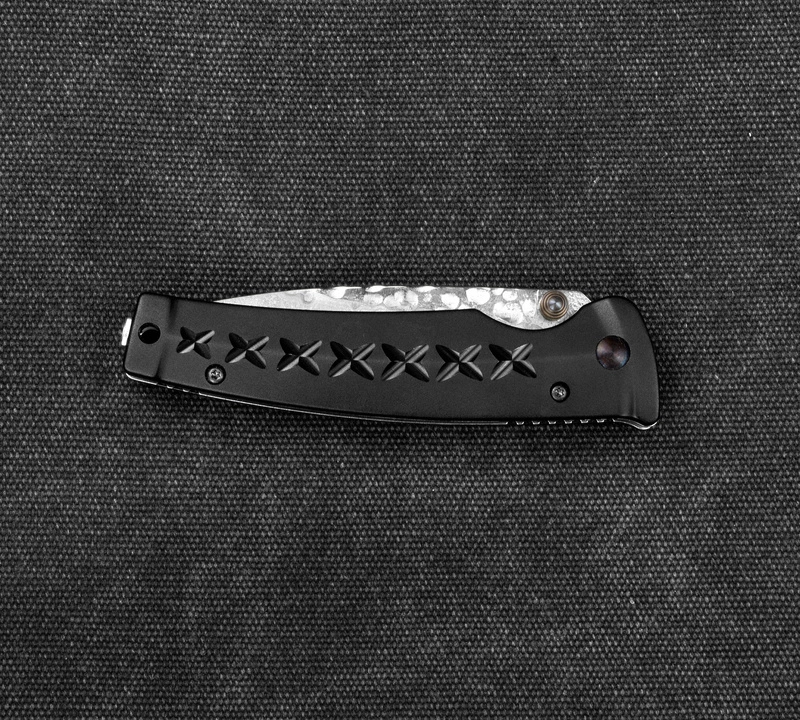 Mcusta - Fusion Czarny Damascus VG-10 8 cm