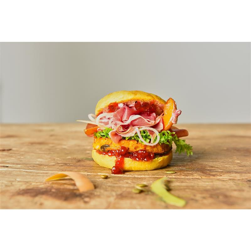 Lurch - forma na bułki do hamburgerów, silikon, śred. 8,5 cm, 28,5 x 19 x 3 cm FlexiForm