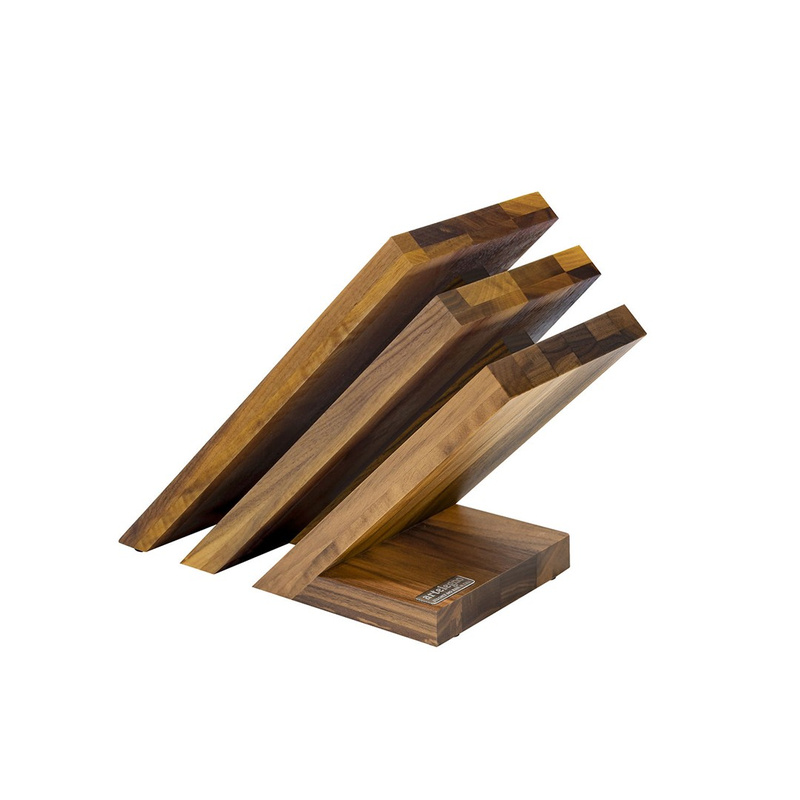 Artelegno - 3-elementowy blok magnetyczny z drewna orzechowego Venezia
