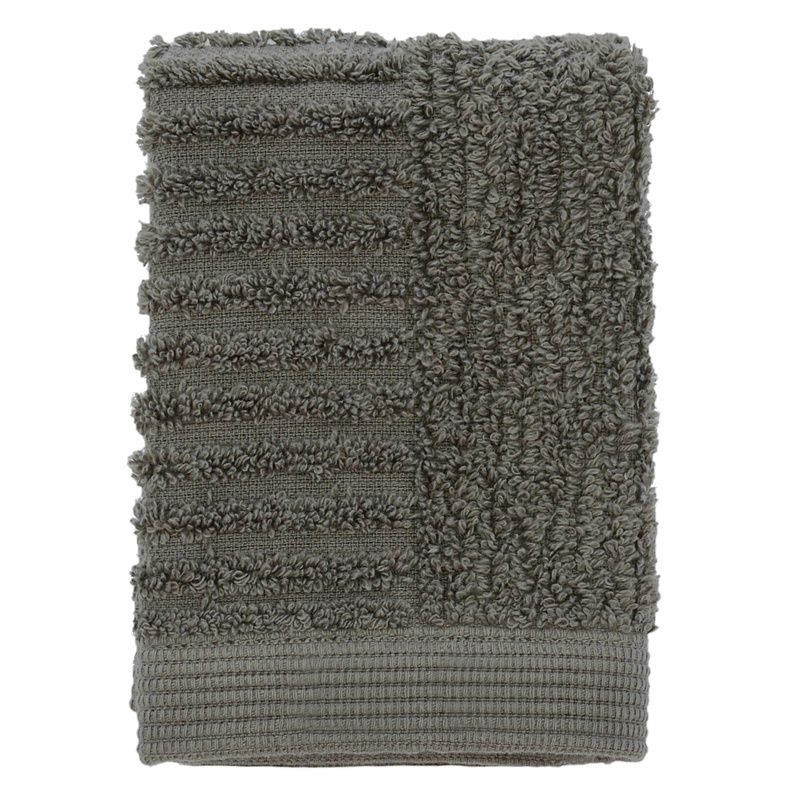 Zone Denmark - Ręcznik do twarzy 30 x 30 cm Classic Olive Green