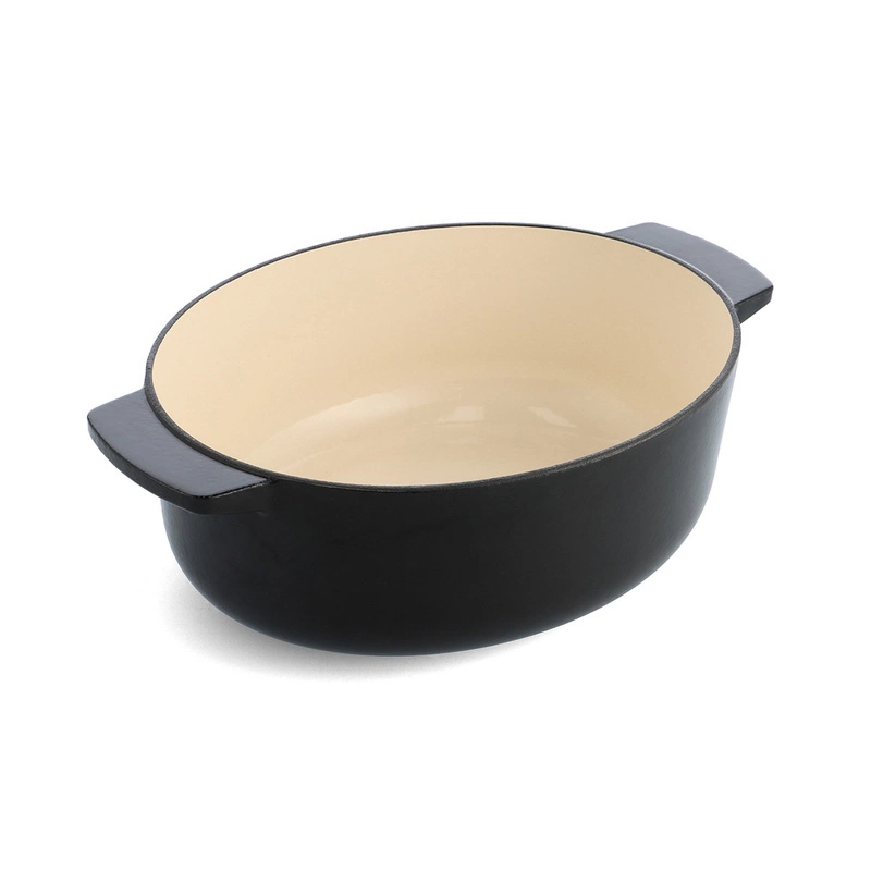 KitchenAid - garnek żeliwny owalny 5,6L Onyx Black