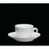 Cilio - filiżanka do espresso, ze spodkiem, 0,05 l, biała Roma