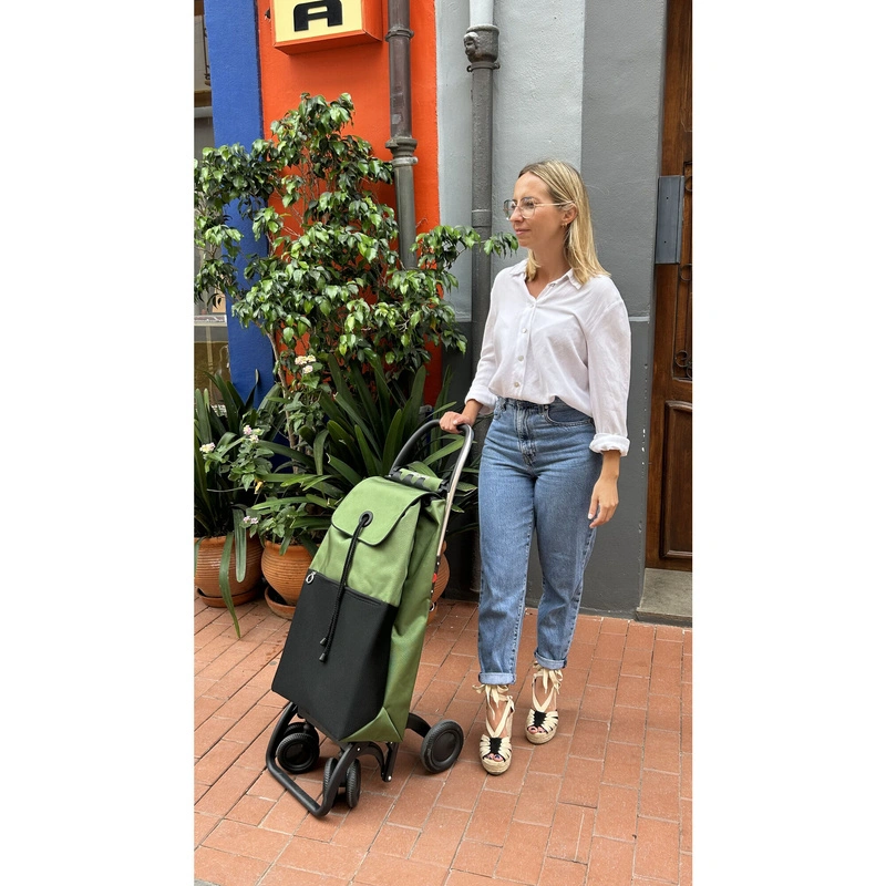 Rolser - Wózek na zakupy I-Max Urban MF 4L TOUR Kaki