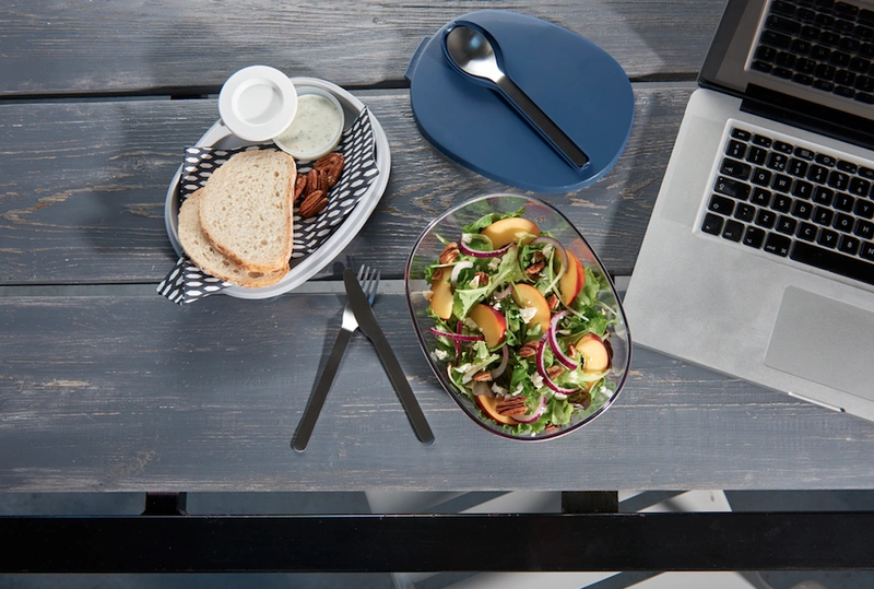 Mepal - Saladbox Ellipse Aqua