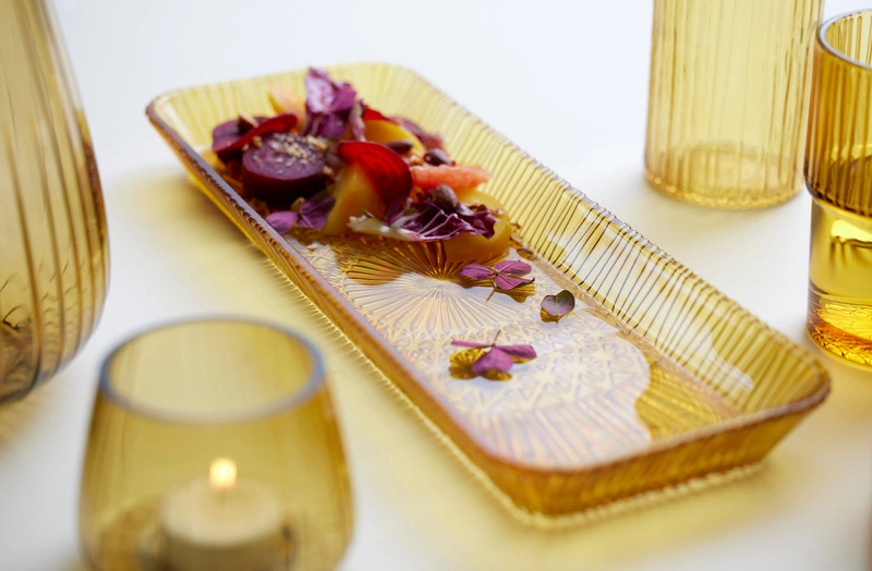 Bitz - Naczynie do serwowania Kusintha 38 x 14 cm Amber