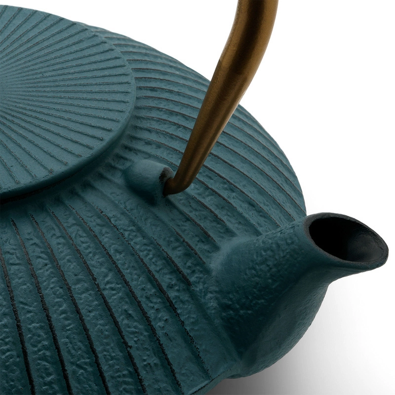 Bredemeijer - Dzbanek żeliwny Linhai 1.1L niebieski