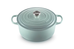 Le Creuset - garnek żeliwny emaliowany Signature 28 sea salt