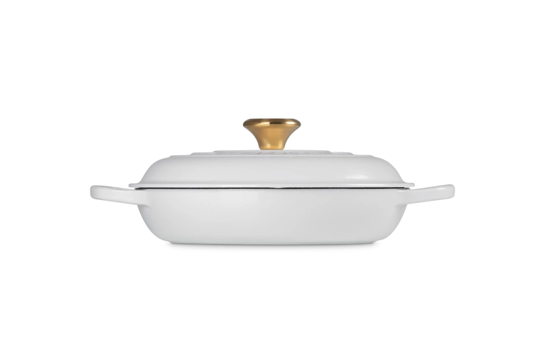 Le Creuset - garnek patelnia Gourmet Signature 26 cm 2,2 l biały