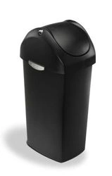 Simple Human - kosz  na śmieci 40 l uchylny czarny