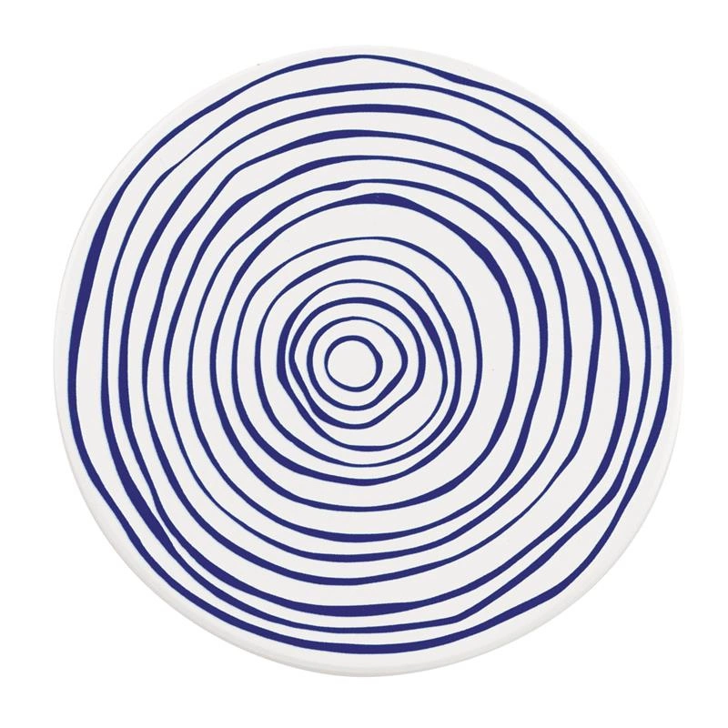 Zassenhaus - podkładka pod szklankę, ceramika/korek, śred. 11 cm, kręgi Nordic