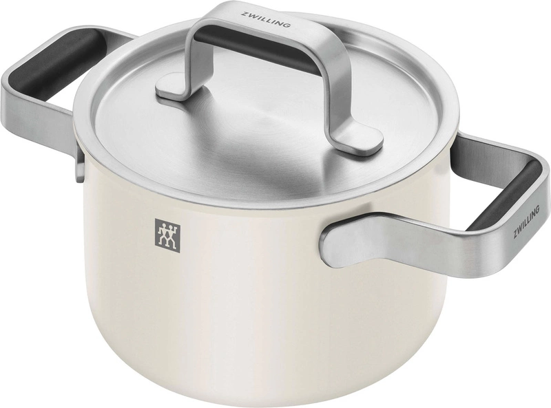 ZWILLING - Zestaw garnków stalowych 5 szt kremowe Pure