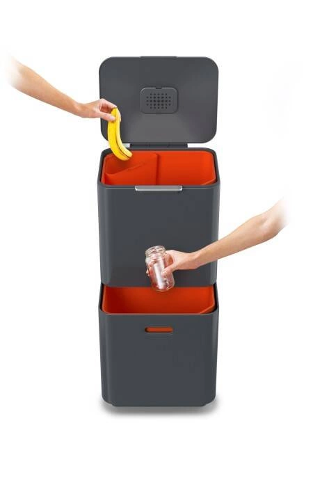 Joseph Joseph - Kosz do segregacji śmieci 60l TotemMax,grafit