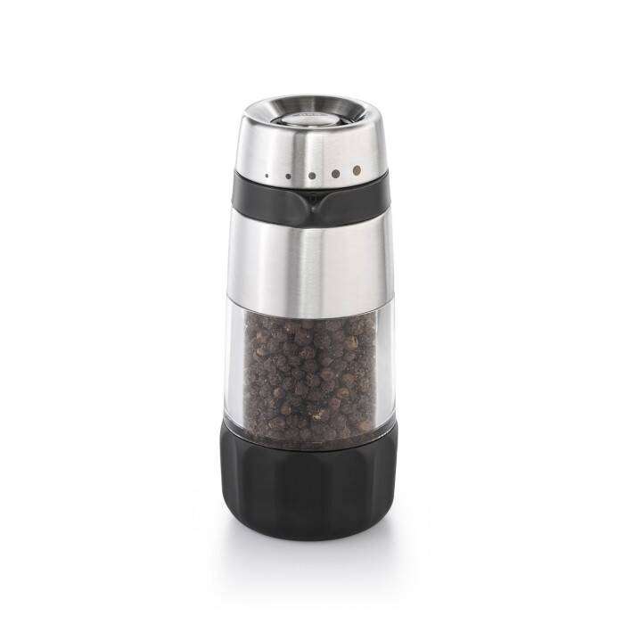 OXO - Młynek do pieprzu stalowy, czarny, Good Grips