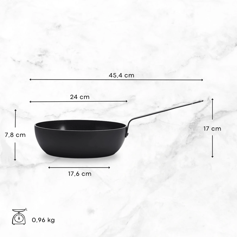 de Buyer CERANOA – Rondel konikalny ceramiczny Ø24 cm, bez PFAS