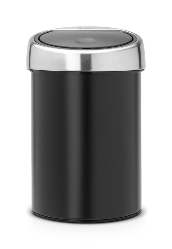 Brabantia - kosz na śmieci Touch Bin  3 L czarny