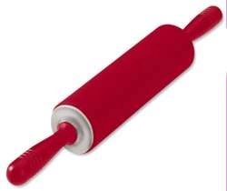 KAISER - Wałek silikonowy do ciasta 25cm., czerwon