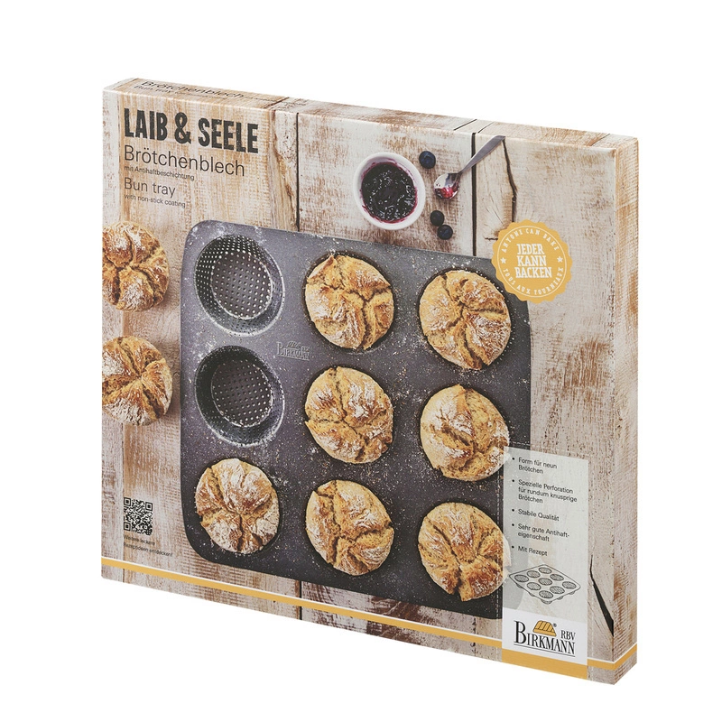 Birkmann - Forma do 9 kajzerek - perforowana