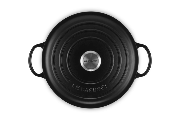 Le Creuset - La Marmite garnek żeliwny czarny 24 cm 3,1 l