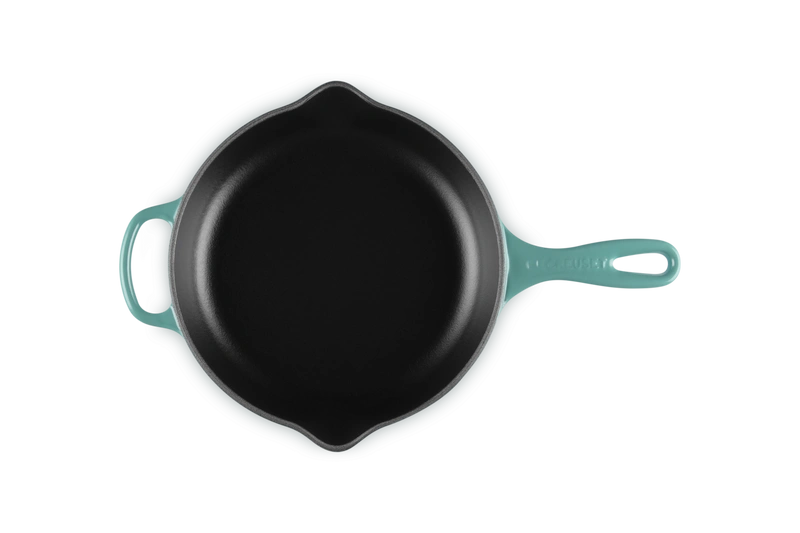 Le Creuset - patelnia Signature niska żeliwna 23 cm bleu riviera