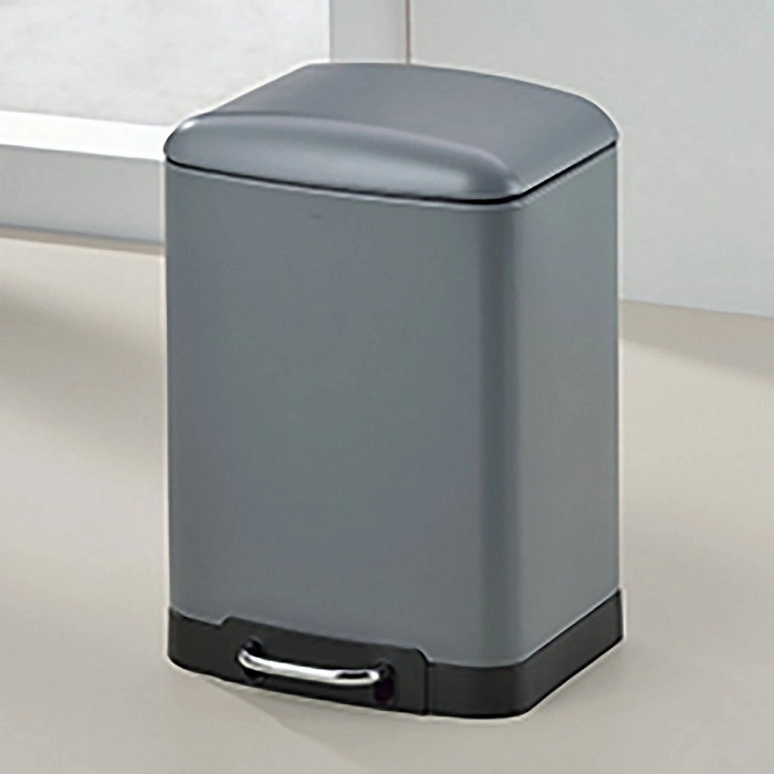 Kela - Kosz na śmieci 12 l szary Davino