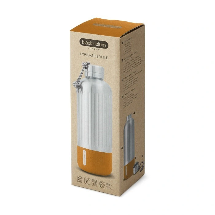 Black + Blum - Butelka stalowa EXPLORER 850 ml. pomarańczowa
