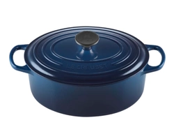 Le Creuset -  żeliwna emaliowana brytfanna 31 cm 6,3  l Indigo