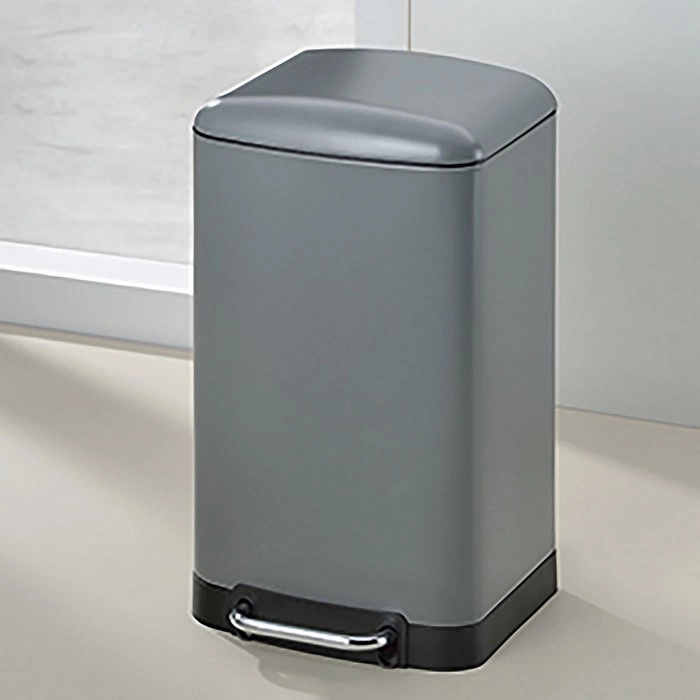 Kela - Kosz na śmieci 30 l szary Davino