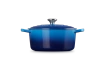 Le Creuset - garnek żeliwny emaliowany Signature 22 cm 3,3 l azure