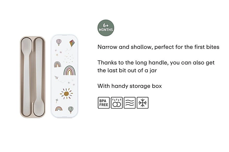Mepal - 2 Łyżki do karmienia Mio Sunshine & Rainbow