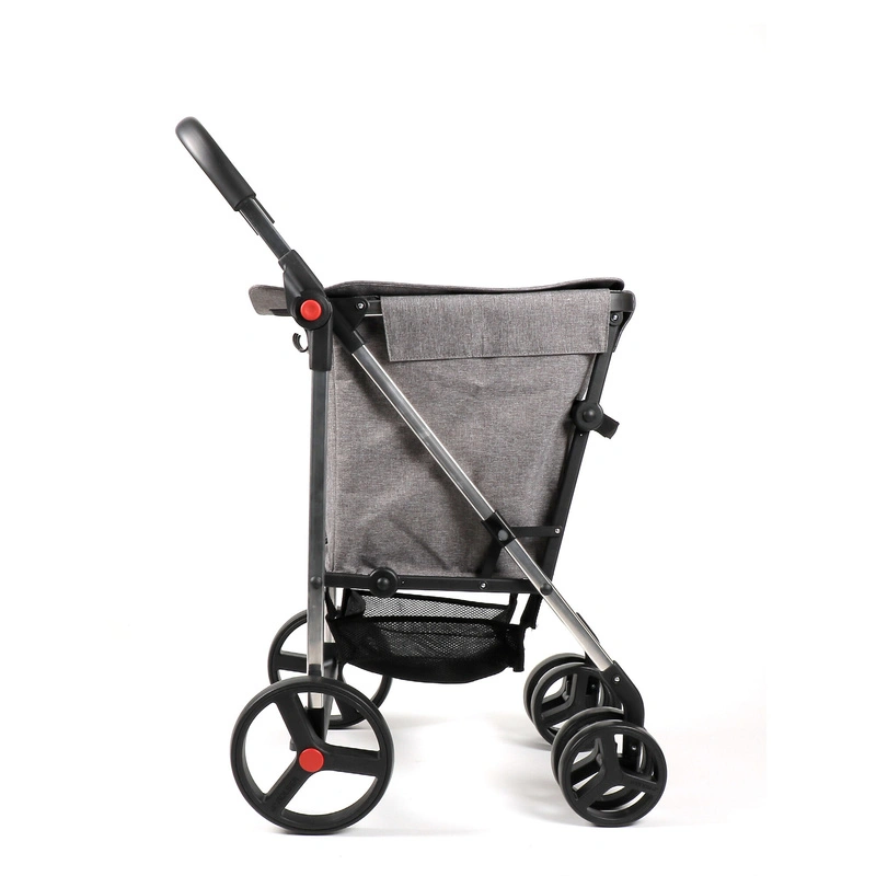 Rolser - Wózek na zakupy Basket Tweed 4B szary