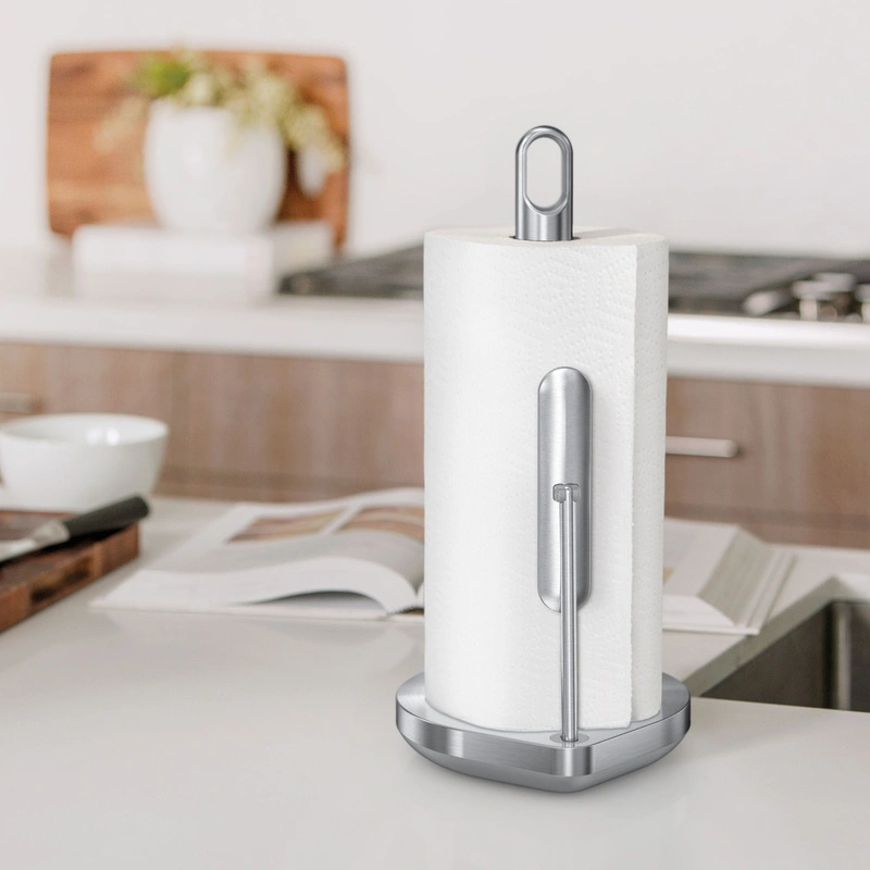 simplehuman - Stojak na ręcznik papierowy z ramieniem napinającym